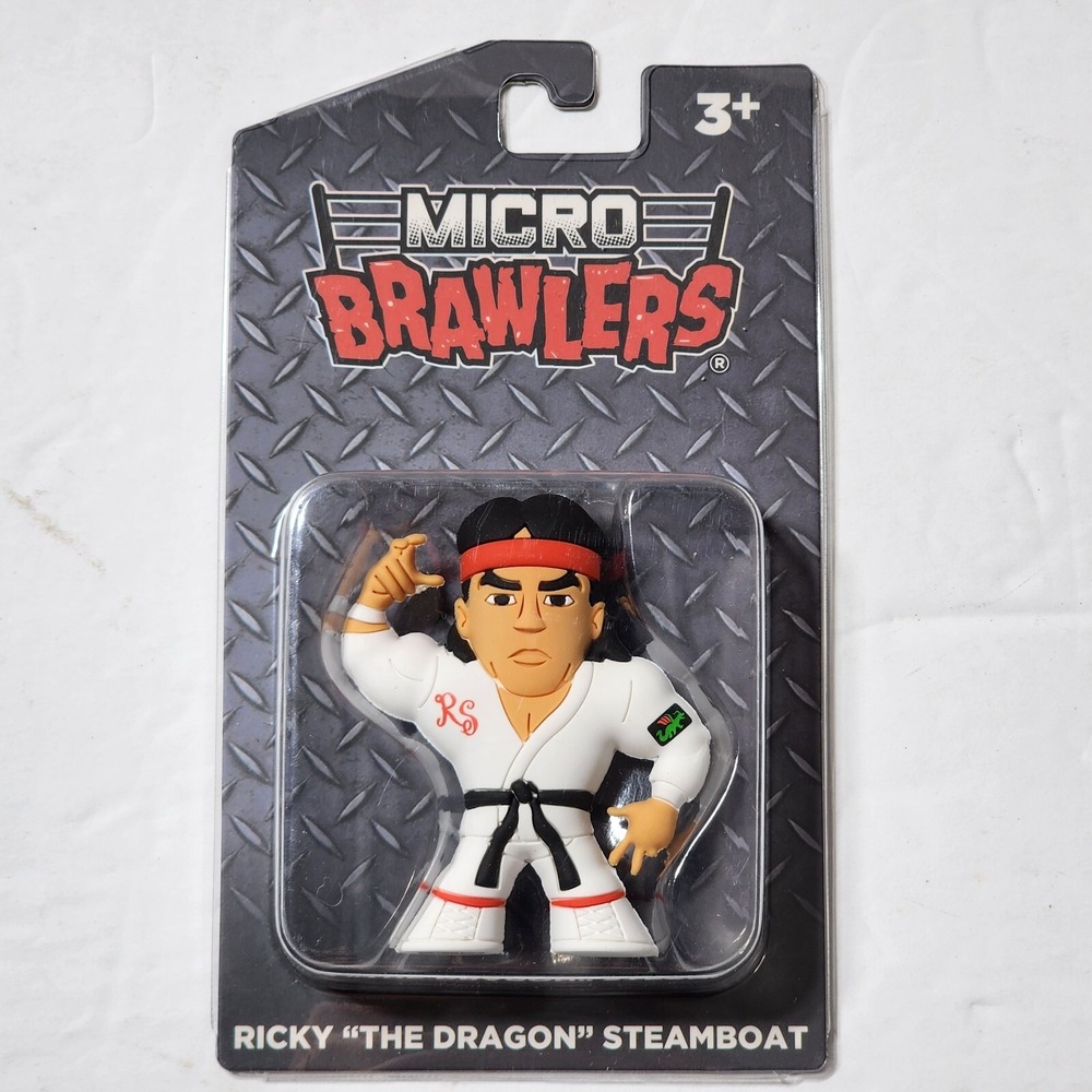 Pro Wrestling Crate Micro Brawler Ricky the Dragon Steamboat 3" New